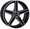AUTEC Delano Schwarz matt poliert 8x19 ET40 5.00x112.00 Hub Bore 70.00 mm - Alu felgen