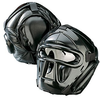 Kwon Kopfschutz Black Line mit Top Pad - XL