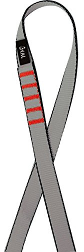 Beal Flachschlaufenband und Kordeln., Unisex, grau, 100 cm