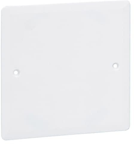 LEGRAND | Couvercle Finition Batibox 100*100, Couvercle Carré Pour Boîte D'Encastrement, Fixation Par Clips Et Vis, Finition Blanche Plastique