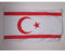 AZ FLAG - Flagge Türkische Republik Nordzypern - 90x60 cm - Nord-Zypern Fahne 100% Polyester mit Messing-Ösen - 50g