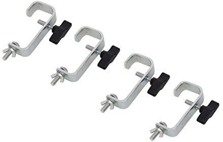 4 x 50mm Hook Clamp Strong Metal Lighting Bar G Clamp