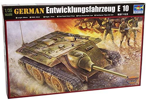 Trumpeter 9580208003856 385 Modellbausatz German E-10 Tank