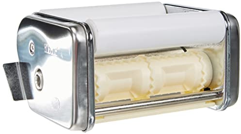 Ibili IB-725404 Accessorio ravioli per Macchina Pasta Ibili 773100, Acciaio inossidabile, Argento, 17 x 12 x 8 cm