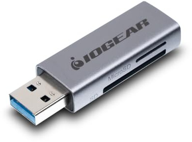 IOGEAR SuperSpeed USB 3.0 SD/Micro SD Card Reader/Writer, GFR304SD