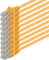 1m - giallo - 10 pezzi - Rete Cavi Cat6 CAT 6 | 250MHz | non contiene alogeni | compatibile con CAT 5e / CAT6a / CAT7 | 10 / 100 / 1000 / 10000 Mbit / s | per switch, router, modem, Patchpannel, Access Point, pannelli di permutazione