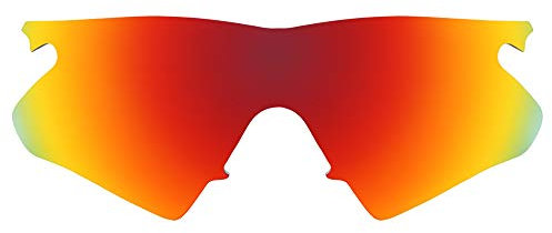 Revant Replacement Lenses compatible with Oakley M Frame Heater Sunglasses - Polarized Mirrored Fire Red
