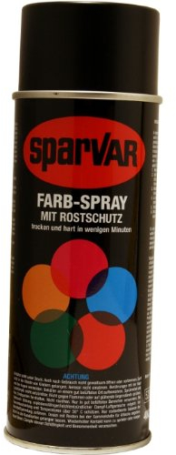 Sparvar 6099217 Sprühfarbe RAL 9016 Verkehrsweiß 400ml halbmatt