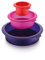 Lékué Molde triple en formas redondas, Silicona, Multicolor