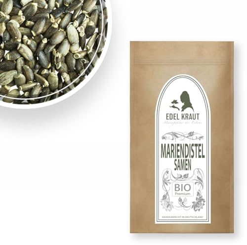 Mariendistelsamen BIO 250g | EDEL KRAUT - 100% naturreine Mariendistel Samen ganz - kbA - milk thistle seeds