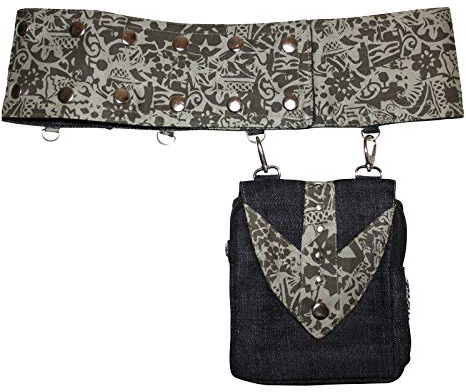 Freak Scene Gürteltasche - Amy - Muster 03 - Gürtelband mit Abnehmbarer Tasche