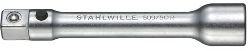 STAHLWILLE Nr. 509QR/2 l QR Steckschlüssel-Verlängerung 1/2 (12,5mm) L.52 mm l patentiert l Made in Germany