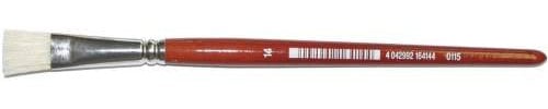 Borstenpinsel Größe 14 rot