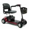Pride Go Go Elite Traveller Plus 4 Wheel Portable Mobility Scooter 18AH Batteries