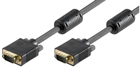 Microconnect SVGA, 2m cable VGA VGA (D-Sub) Negro - Cables VGA (2m, 2 m, VGA (D-Sub), VGA (D-Sub), Negro, Male connector/Male connector, HD-15)