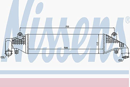 NISSENS Ladeluftkühler 96532 | Kompatibel mit: MAZDA 3, 3 Stufenheck