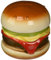 Out of the blue 78/3923 - Spardose Hamburger aus Keramik, ca. 14 x 13 cm, tolle Sparbüchse mit Schlüssel, verschließbare Figur, Dekoration