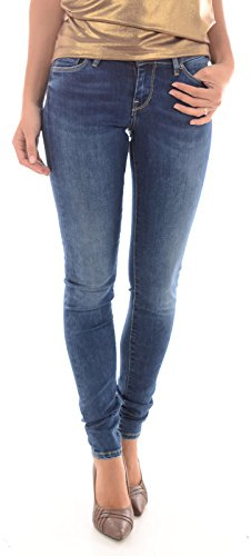 Pepe Jeans Damen Soho Jeans, Blue Denim, 24W / 32L