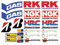 KIT Sticker Aufkleber - KIT ADESIVI STICKERS SPONSOR MOTO 22PZ SBK HONDA YAMAHA DUCATI SUZUKI BMW APRLIA - gesamte panel BIETEN Roller Motorrad Motocross