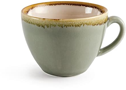 6 x Olympia horno Cappucino taza musgo 8oz/230ml tazas de café té servir vajilla