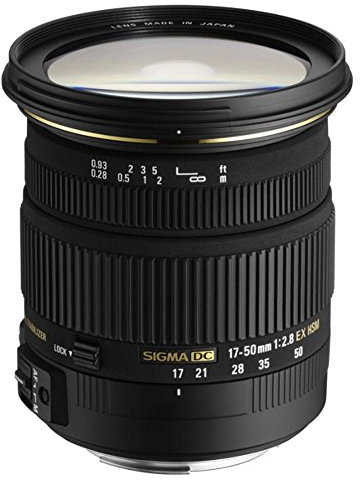 Sigma Obiettivo 17-50mm F2.8 EX DC , Attacco Sony, Nero