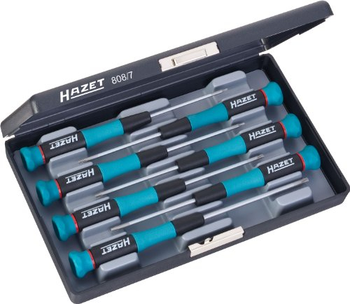 HAZET 808/7 Torx Profile Electronic Screwdriver Set - Multi-Colour