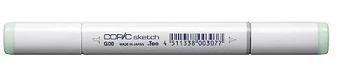 Copic Sketch Coloured Marker Pen - (G-00) Jade Green, For Art & Crafts, Colouring, Graphics, Highlighter, Design, Anime, Professional & Beginners, Art Supplies & Colouring Books