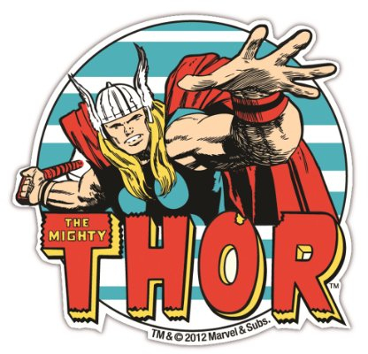 Logoshirt Magnet Thor - Marvel Comics - Kühlschrankmagnet - Lizenziertes Originaldesign