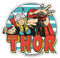 Logoshirt Magnet Thor - Marvel Comics - Kühlschrankmagnet - Lizenziertes Originaldesign