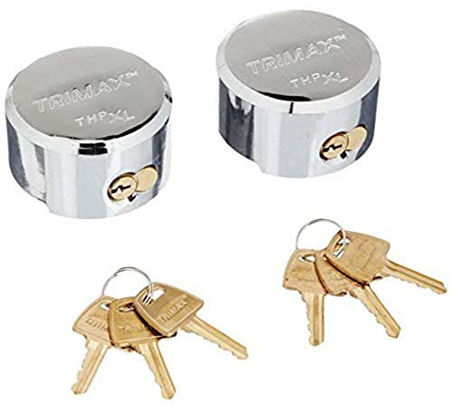 Trimax THP2XL Lot de 2 verrous de porte de remorque à clés identiques