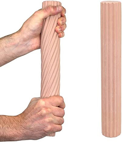 CanDo Hand- und Fingertrainer Twist-n-Bend, Flexibler Übungsstab, Trainingsstab, beige (sehr sehr leicht) 10-1510