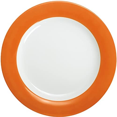 KAHLA Pronto Colore Speiseteller 26 cm sunset orange | orange Essteller aus Porzellan