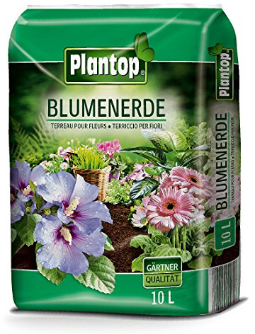 Blumenerde Plantop 10 Liter NEU Pflanzerde in Gärtnerqualität aus Bayern !