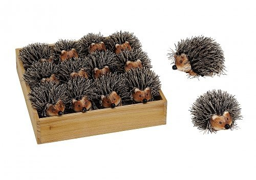 Dekoset Igel Figuren 12 Stück Set Herbstdekoration Deko Herbst neu