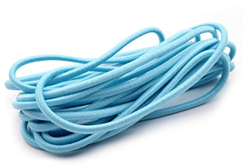 Schnoschi 5m hellblau elastische Gummikordel 3mm