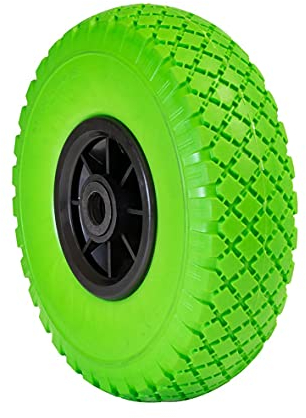 WAGNER Sackkarrenrad - PANNENSICHER - PU geschäumtes Rad, Durchmesser Ø Rad 260 mm, Felge 75 mm, Achse 20 mm, Tragkraft 100 kg - 04826201