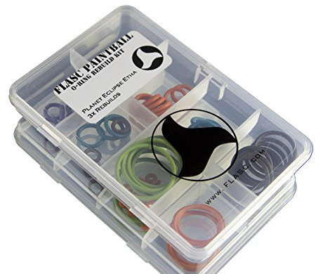 Flasc Paintball Planet Eclipse ETHA 3 x farbig Paintball O-Ring Rebuild Kit