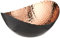 Elegance 72073 Eclipse Bowl, 7.25 x 6.5, Black/Copper