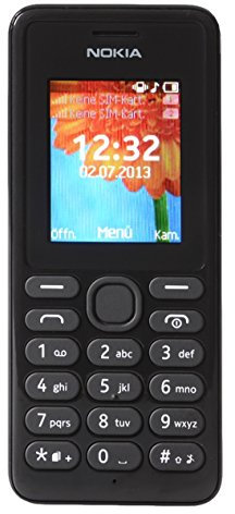Nokia 108 Téléphone portable Compact Dual SIM Noir