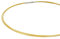 Heideman Halskette Damen Linea 5 aus Edelstahl Gold farbend matt Kette für Frauen mit Doppeclip Verschluss Collier für Charms und Schmuck Anhänger Länge 50cm