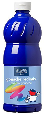 Lefranc Bourgeois 188031 - Guazzo, Blu (Oltremare), 1 L, 1 Pezzo