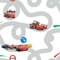 Papier-Kindertapete Cars Racetrack Kollektion kids@homeIII