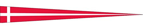 flaggenmeer® Wimpel Dänemark 160 g/m² ca. 40 x 400 cm