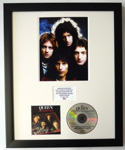 Queen/Darstellung mit Foto und CD | Limited Edition des Albums Greatest Hits