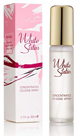 TAYLOR OF LONDON White Satin - EDT Perfume for Women - Spicy & Floral, 50ml | Eau de Toilette for Women, Floral Warm Scent, Citrus, Amber, Gift for Her, Everyday Wear
