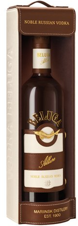 Beluga Allure Russische Föderationn Vodka 40% vol. im Lederbehälter, 1 KARTON: 6 Flaschen je 0,7L