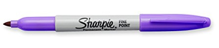 SHARPIE Fine Point Permanent Markers, Ultra Violet, 1 Count