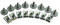 TarosTrade 29-0578-N-83641 Kit D'Attache De Cache Sous Moteur, Noir