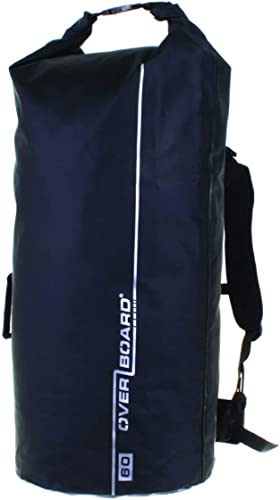 Overboard Wasserdichter Packsack, Schwarz, 60 Liter, OB1055BLK