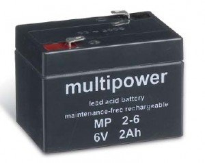 > Multipower - Bleiakku MP2-6